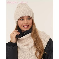 LS 57 PL 57 Комплект женский флис (колпак+косынка) (56-58)