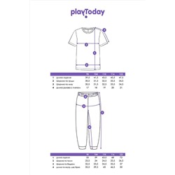 Комплект (Футболка+Брюки) PLAYTODAY, 1074830