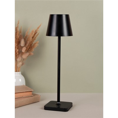 Светильник настольный 24/37 см черный / CW182609-10 /уп 60/USB