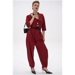 Короткий пиджак Джуди (бордовый)