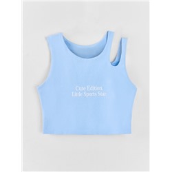 КОМПЛЕКТ ДЛЯ ДЕВОЧЕК (ТОП ДЛЯ ЗАНЯТИЙ СПОРТОМ, ВЕЛОСИПЕДКИ) 397748