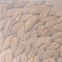 Контейнер для хранения еды Доляна, пищевой 1.2 л, пластик, прозрачный, крышка красная