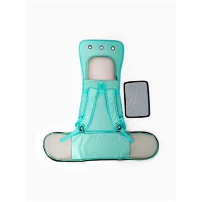 Рюкзак-переноска для животных, 35×30×26 см, голубой