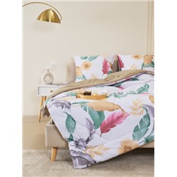 Комплект постельного белья из сатина с одеялом - Листья тропиков