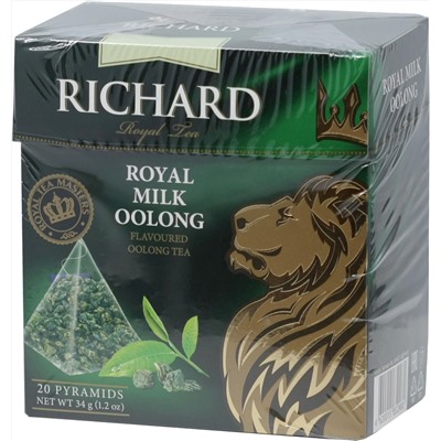 Richard. Пирамидки Milk Oolong карт.упаковка, 20 пак.