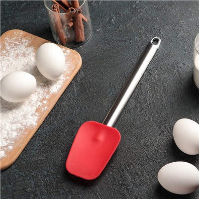 Лопатка кондитерская Доляна «Редмонд», 27.5 см, цвет красный