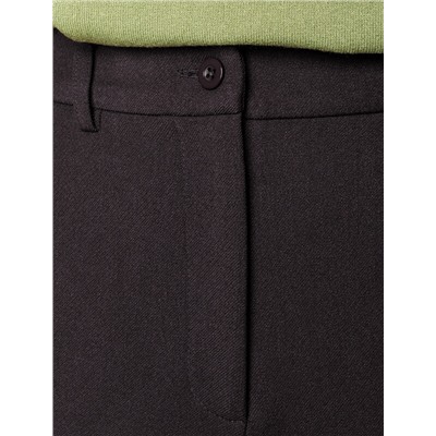 Прямые брюки из супер-плотной эластичной поливискозы