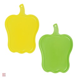 VETTA Доска разделочная, фигурная, "Перчик", 2 цвета, 37x26