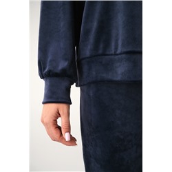 Женский велюровый костюм оверсайз Happyfox