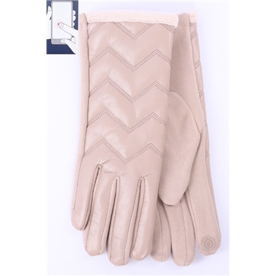 Перчатки жен. LuMeiJia F-3 иск.кожа/сенсор