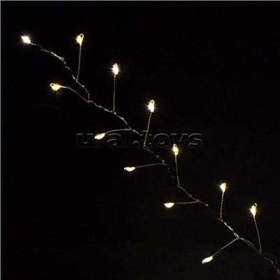 Электрогирлянда 3м, 200 ламп, теплый