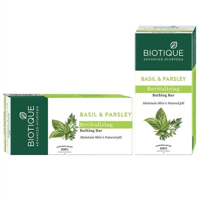 Biotique Basil & Parsley Soap / Биотик Базилик и Петрушка Мыло 150 г