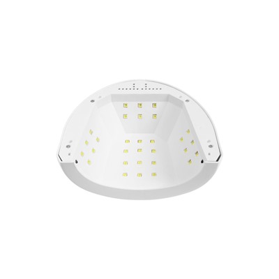 Лампа для маникюра Luazon LUF-17, UV/LED, 30 диодов, 48 Вт, таймер, USB, белая