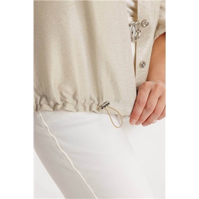 Жакет женский  4423/02/Бежевый блеск