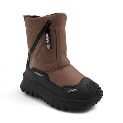 Сапоги мембранные на меху 1341-1Т коричневые