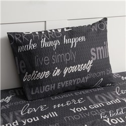 Постельное бельё евро Newday Best time, полисатин