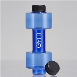 Бутылка для воды пластиковая GYM, 550 мл, 21×8 см
