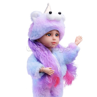 Кукла "Дарина" в костюме единорога, в коробке