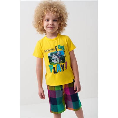 Шорты текстильные для мальчиков PLAYTODAY, 1239610