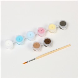 Картина по номерам для детей «Щенок на облачке», 21×15 см