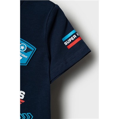 Фуфайка трикотажная для мальчиков (футболка) PLAYTODAY, 1239640