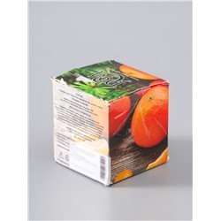 УЦЕНКА Свеча ароматическая в стакане "Зимний мандарин", подарочная упаковка, 8х8,5 см, 30 ч