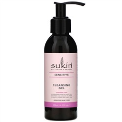 Sukin, Cleansing Gel, Sensitive, 4.23 fl oz (125 ml)