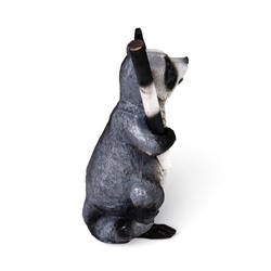 Садовая фигура из полистоуна «Енот-гаишник», 18×16×30 см