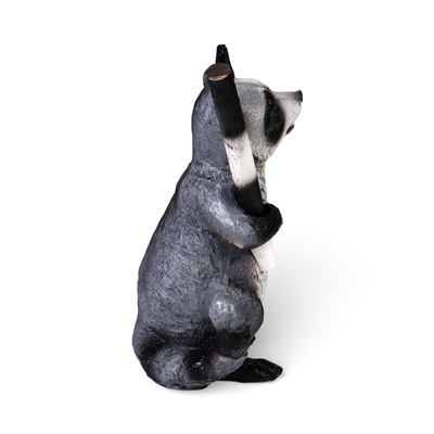 Садовая фигура из полистоуна «Енот-гаишник», 18×16×30 см