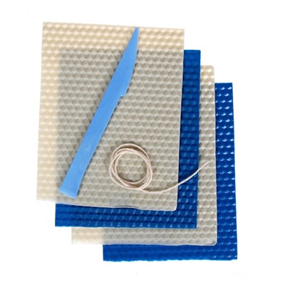 Свеча своими руками из вощины на новый год «Снежинка», набор для творчества