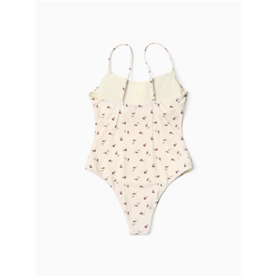 Купальник женский слитный MIST «Цветы», размер L