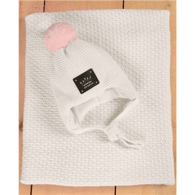 Снеж Girl Комплект для девочки (шапка+плед) (42-46)