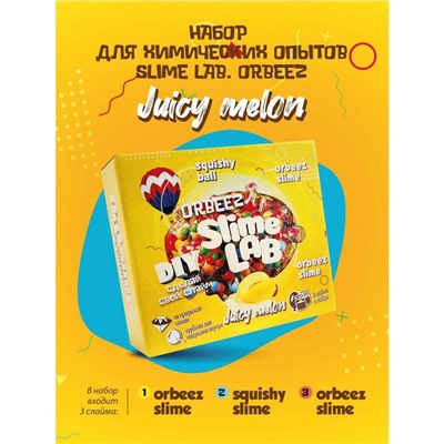 УЦЕНКА Набор для опытов и экспериментов Слайм лаб Орбис. «Джуси мелон» 520