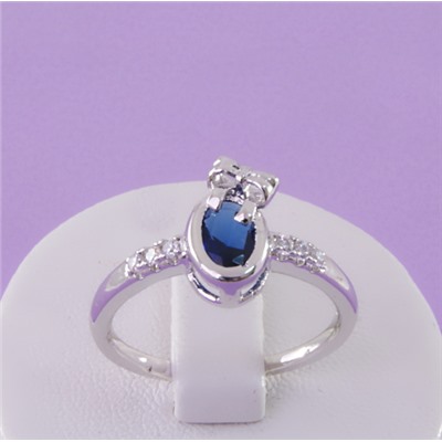 Кольцо родий H01-1836р  размер 17,5 18