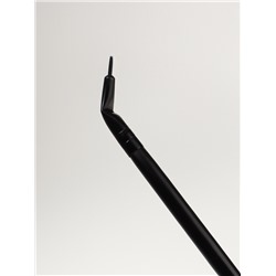 Кисть для макияжа, тонкая, двусторонняя, 13(±1) см, чёрная