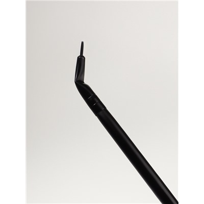 Кисть для макияжа, тонкая, двусторонняя, 13(±1) см, чёрная