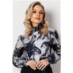 Блузка женская  7046/22/Серый, черный