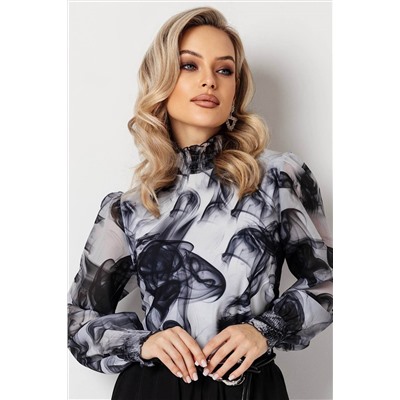 Блузка женская  7046/22/Серый, черный