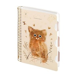 Записная книжка на спирали А5 200л c разделителями "ЛЮБОВЬ" 3-820/08 Bruno Visconti