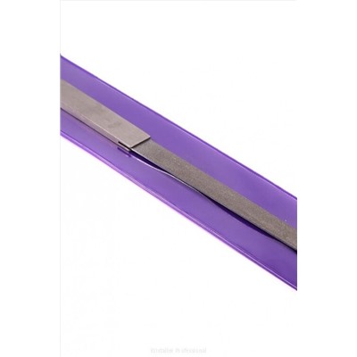 Mertz Металлическая пилка для ногтей 65-6 большая, серебристый KRISTALLER, 1106050