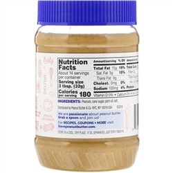Peanut Butter & Co., Crunch Time, спред из арахисового масла, 16 унц. (454 г)