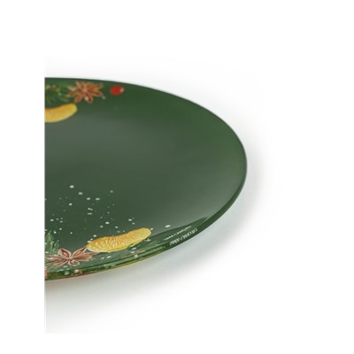 Тарелка плоская новогодняя «Аромат праздника», d=20 см