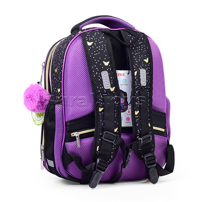 Рюкзак "Choice Lite. Beautiful Cat" жесткий 38x29x17 см (17 л) вес 800 г, 1 отделение на молнии с разделителями для учебников, светоотражающие элементы, в комплекте с брелоком