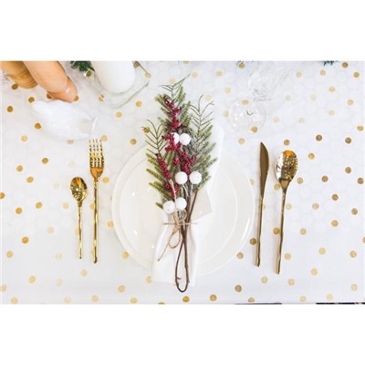 Скатерть новогодняя «Этель» Золотой город 147×180 см, 100% хлопок, саржа 190 г/м² с ГМВО