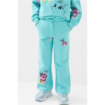 Комплект трикотажный для девочек: толстовка, брюки PLAYTODAY, 1243355