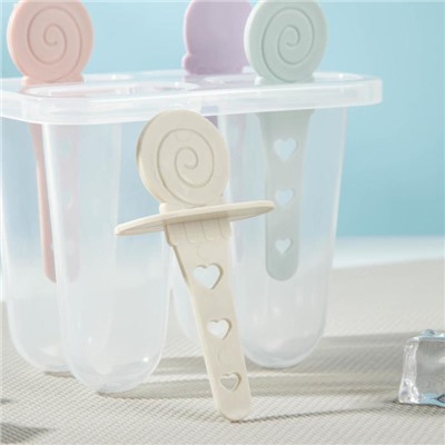 Форма для мороженого «Сладости», 12×11.5×12 см, 4 ячейки, МИКС