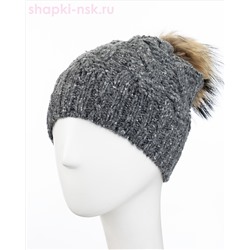 6817/1 MWH Колпак флис полоска 1/2 женский (56-58)