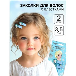 Заколка для волос, набор 2 шт., Холодное сердце