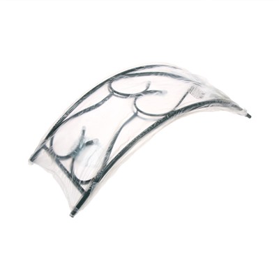 Арка садовая, 230×125×36.5 см, для вьющихся растений, металлическая, зелёная