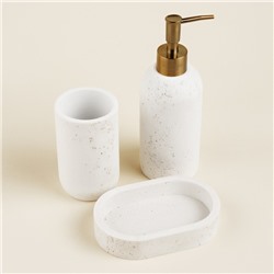 Аксессуары для ванной SL Home, 3 предмета, дозатор для мыла, мыльница, стакан
